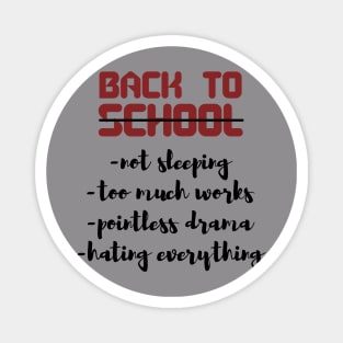 Back to school Funny Magnet